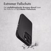 Accezz Tough Back Cover mit MagSafe Apple iPhone 16 Pro - Schwarz