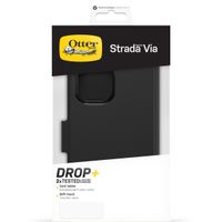 OtterBox Strada Via Klapphülle für das iPhone 14 - Schwarz