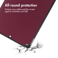 imoshion Trifold Klapphülle Apple iPad 9 (2021) 10.2 Zoll / iPad 8 (2020) 10.2 Zoll / iPad 7 (2019) 10.2 Zoll - Bordeaux