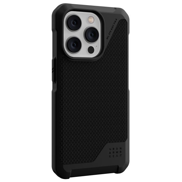 UAG Back Cover Metropolis LT für das iPhone 14 Pro - Kevlar Black