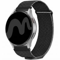 imoshion Magnetisches Milanaise Armband -   Universelle 22 mm Anschluss - Größe M - Schwarz