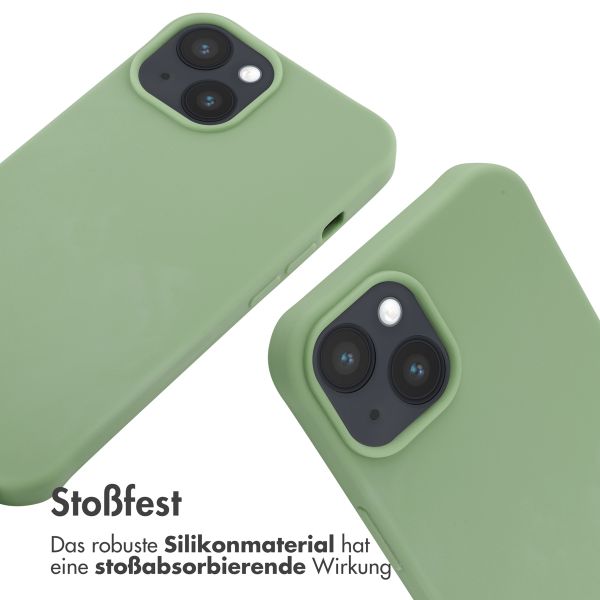 imoshion SilikonHülle mit Band Apple iPhone 14 - Grün