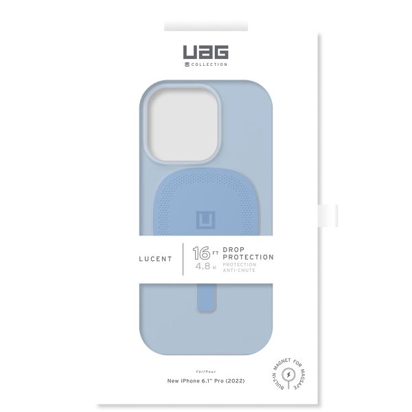 UAG Lucent 2.0 Backcover MagSafe für das Apple iPhone 14 Pro - Cerulean