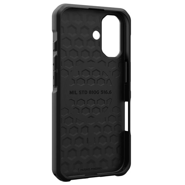 UAG Back Cover Metropolis LT MagSafe für das iPhone 16 - Kevlar Black