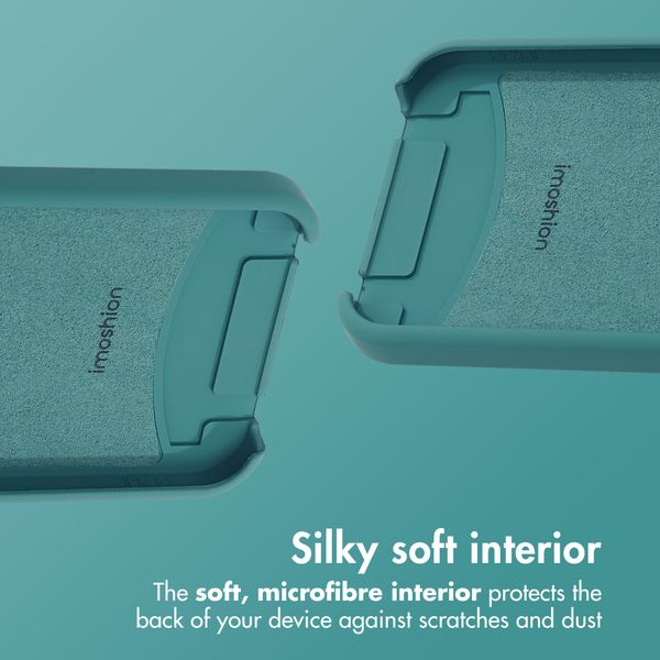 imoshion Color Backcover mit abnehmbarem Handykette und MagSafe Apple iPhone 12 (Pro) - Dunkelgrün