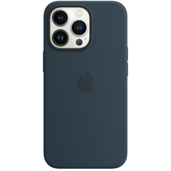 Apple Silikon-Case MagSafe iPhone 13 Pro - Abyss Blue