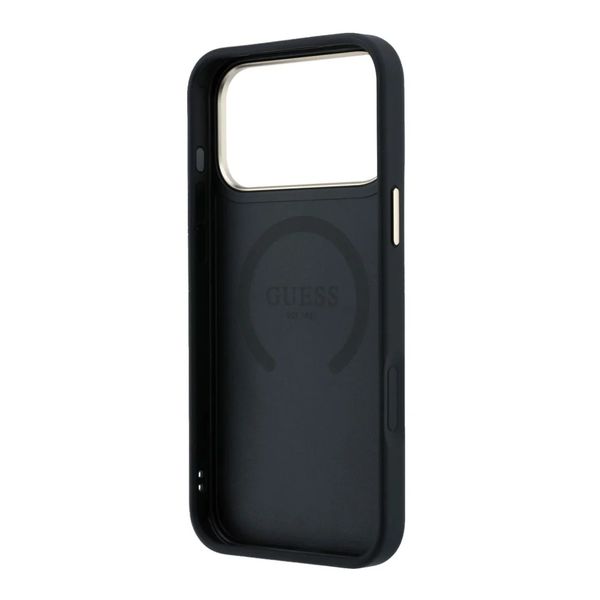 Guess 4G Metal Logo Back Cover MagSafe Apple iPhone 18 Pro Max / 17 Pro Max - Black