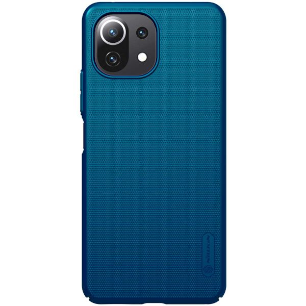 Nillkin Super Frosted Shield Case für das Xiaomi Mi 11 Lite (5G/4G) / 11 Lite 5G NE - Blau