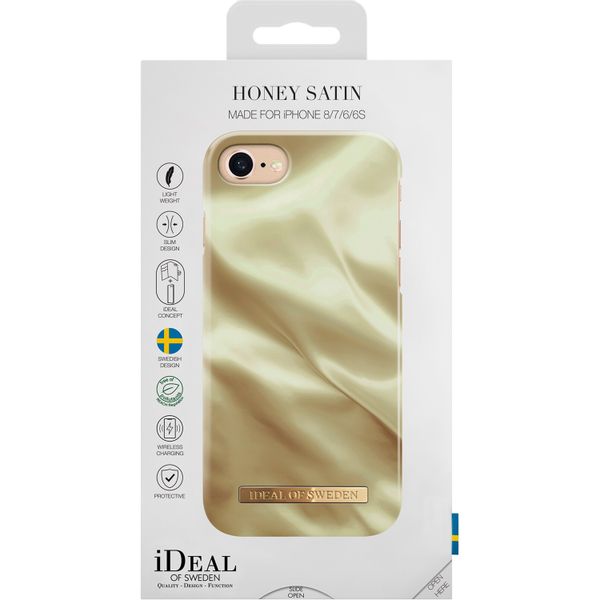 iDeal of Sweden Honey Satin Fashion Back Case iPhone SE (2022 / 2020) / 8 /7 / 6(s)