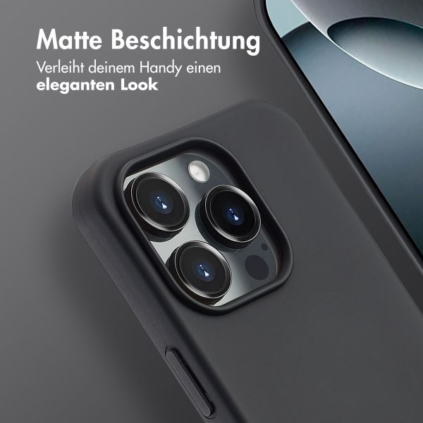 imoshion Color Backcover mit abnehmbarem Handykette und MagSafe Apple iPhone 16 Pro - Schwarz