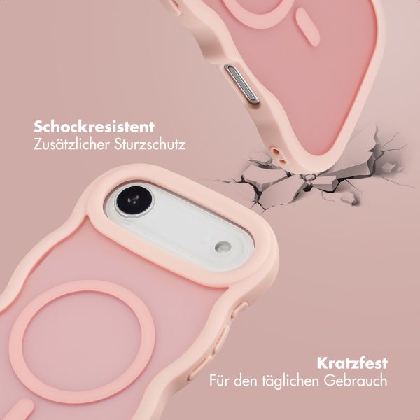 Selencia Wavy Backcover mit MagSafe Apple iPhone Air - Soft Pink