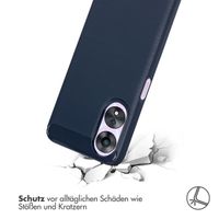 imoshion Brushed Back Cover für das Oppo A78 (4G) - Dunkelblau