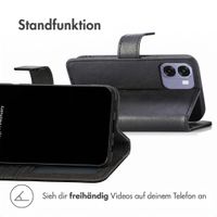 imoshion Luxuriöse Klapphülle Oppo A6x (4G/5G) - Schwarz