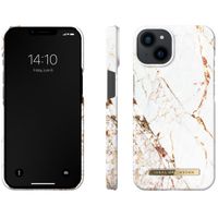 iDeal of Sweden Zafari Zebra Fashion Back Case Apple iPhone 13 / 14 / 16e - Carrara Gold