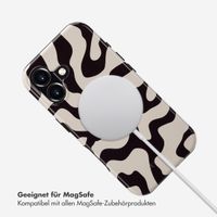 Selencia Vivid Rückabdeckung mit MagSafe iPhone 16 - Art Wave Black