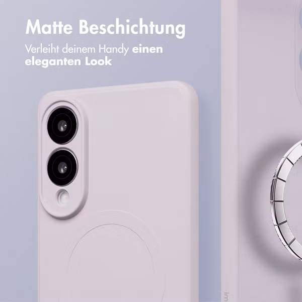 imoshion Color Back Cover mit MagSafe Samsung Galaxy S25 Edge - Violett