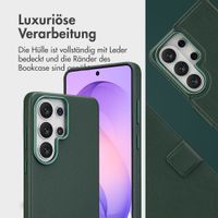 Accezz 2-in-1 Klapphülle aus Leder mit MagSafe Samsung Galaxy S26 Ultra - Cedar Green