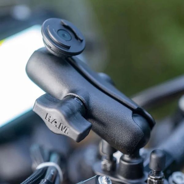 SP Connect Ballhead Mount Pro Motorrad-Handyhalterung für SPC/SPC+ Hüllen - Geeignet für RAM®-Halterungen - Schwarz