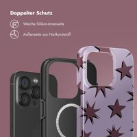 Selencia Vivid Rückabdeckung mit MagSafe Apple iPhone 15 Pro - Stars Plum Lilac