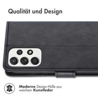 imoshion Luxuriöse Klapphülle Samsung Galaxy A53 - Schwarz