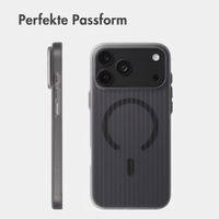 Accezz Lite Backcover mit MagSafe | Fluted | Apple iPhone 18 Pro / 17 Pro - Grau