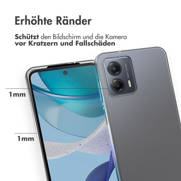 Accezz Clear TPU Backcover Motorola Moto G53 - Transparent