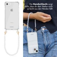 imoshion Back Cover mit Band + Armband für das iPhone 8 / 7  / SE (2022 / 2022) - Perlen