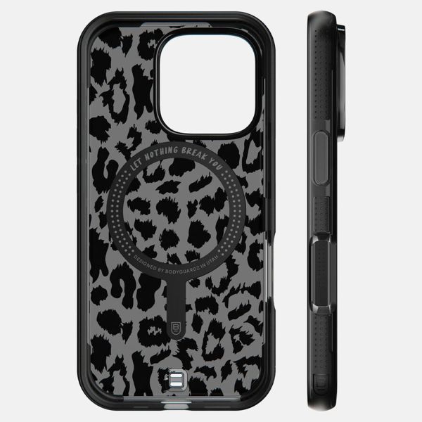BodyGuardz Ace Pro MagSafe Back Cover Apple iPhone 16 Pro - Black / Leopard