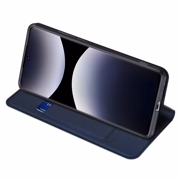 Dux Ducis Slim TPU Klapphülle für das Xiaomi Redmi Note 14 Pro (4G) - Dunkelblau