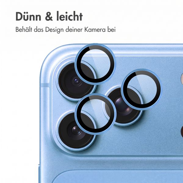 imoshion 2er-Pack Kameralinsenschutz für das Apple iPhone 18 Pro / 18 Pro Max - Light Blue