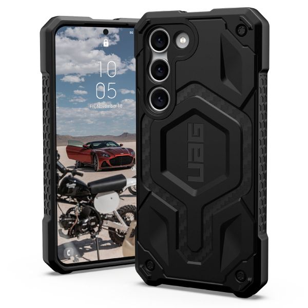 UAG Monarch Pro Backcover für das Samsung Galaxy S23 - Carbon Fiber