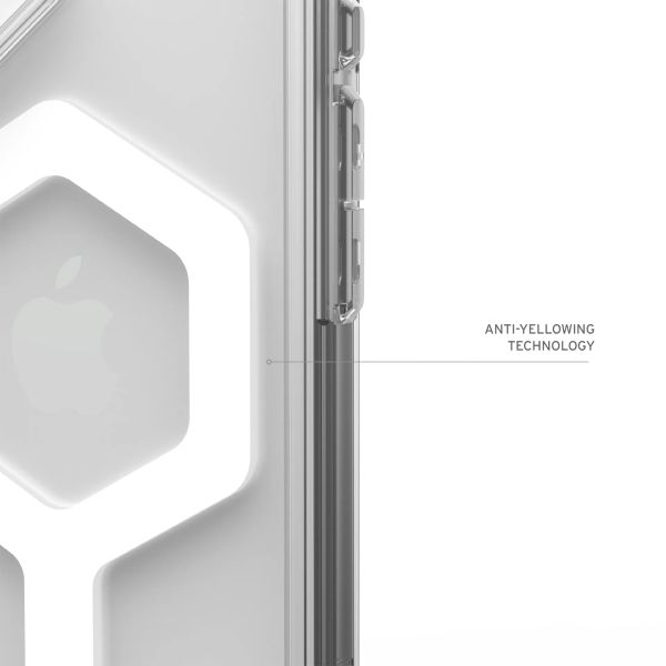 UAG Plyo Backcover MagSafe für das iPhone 16 - Ice / White