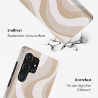 Selencia Vivid Back Cover Samsung Galaxy S25 Ultra - Desert Waves Beige