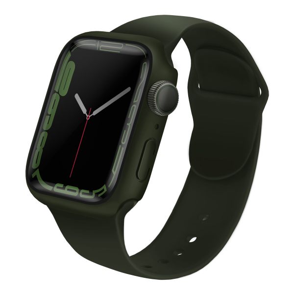 Uniq Legion Apple Watch Hülle mit Gehärtetem Glas-Displayschutz für die Apple Watch 7-9 - 45 mm - Hunter Green