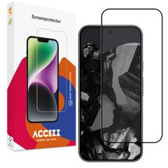 Accezz Full Cover Screen Protector aus gehärtetem Glas Google Pixel 9 Pro XL / 10 Pro XL