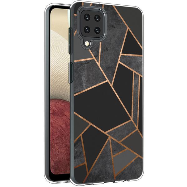 imoshion Design Hülle für das Samsung Galaxy A12 - Black Graphic