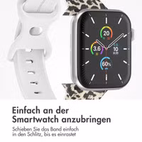 imoshion Silikon-Armband⁺ für Apple Watch Series 1 t/m 11 / SE / Ultra (44/45/46/49 mm) - Leopard