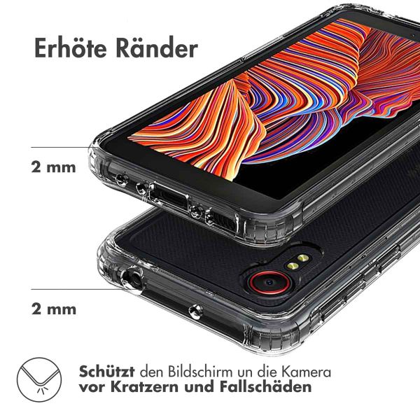 Accezz Xtreme Impact Case für das Samsung Galaxy Xcover 5 - Transparent