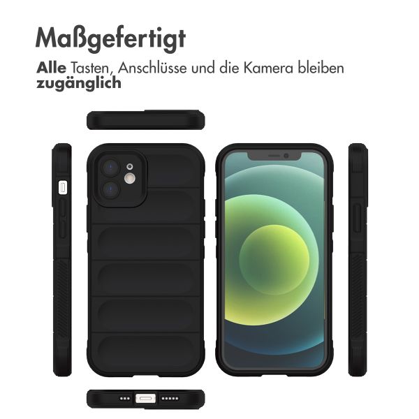 imoshion EasyGrip Back Cover für das iPhone 12 - Schwarz