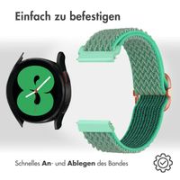 imoshion Elastische Nylonarmband für das Samsung Galaxy Watch 7 40/44 mm - Türkis
