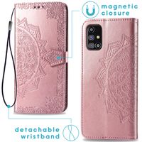 imoshion Mandala Klapphülle Samsung Galaxy M31s - Roségold