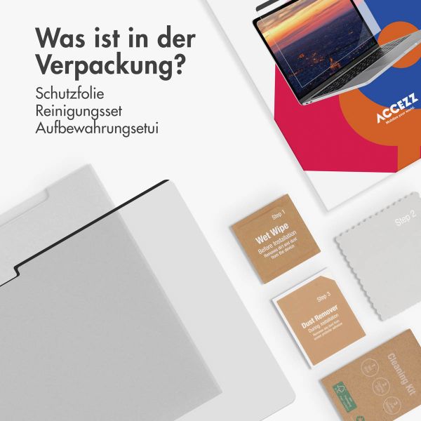 Accezz Magnetische Displayschutzfolie Apple MacBook Air 13 Zoll (2022 / 2024 M3 / 2025 M4 / 2026 M5)