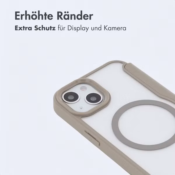 imoshion Transparente Bookcase mit MagSafe Apple iPhone 14 / 13 - Beige