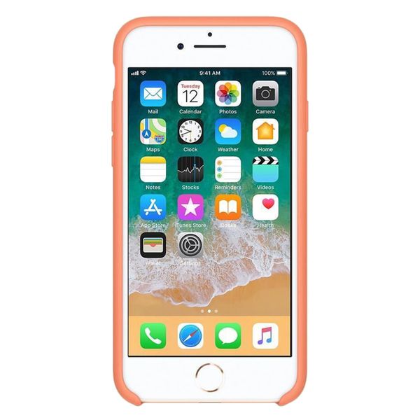 Apple Silikoncase Apple iPhone SE (2022 / 2020) / 8 / 7 - Peach