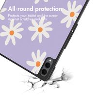 imoshion Design Trifold Klaphülle Samsung Galaxy Tab S11 Ultra - Flowers Distance