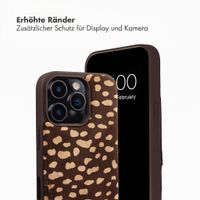 Selencia Nova Echtleder Backcover mit Kartenhalter Apple iPhone 16 Pro - Fawn Chic