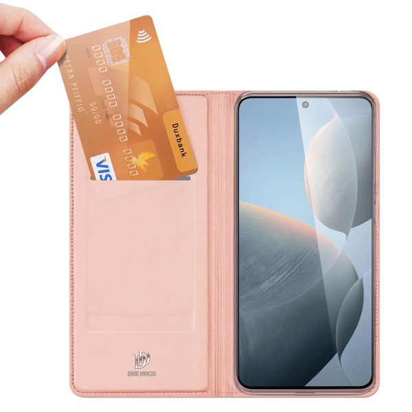 Dux Ducis Slim TPU Klapphülle für das Xiaomi Poco X6 Pro - Rose Gold