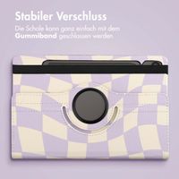 imoshion 360° drehbare Design Klapphülle Samsung Galaxy Tab S10 Lite / S10 FE / S9 FE - Dancing Cubes