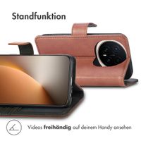 imoshion Luxuriöse Klapphülle Honor Magic8 Pro - Braun