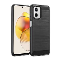 imoshion Brushed Back Cover für das Motorola Moto G73 - Schwarz